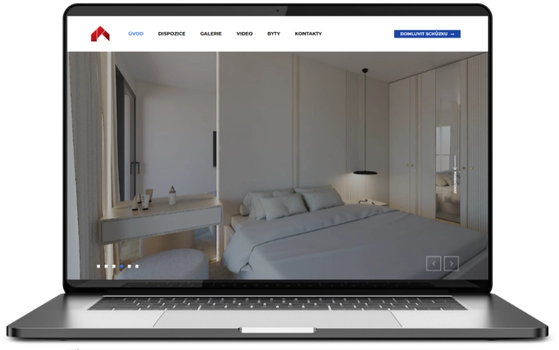 Ukázka práce Nemovitosti Kauer - VIP weby